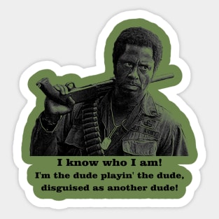 Kirk Lazarus Sticker